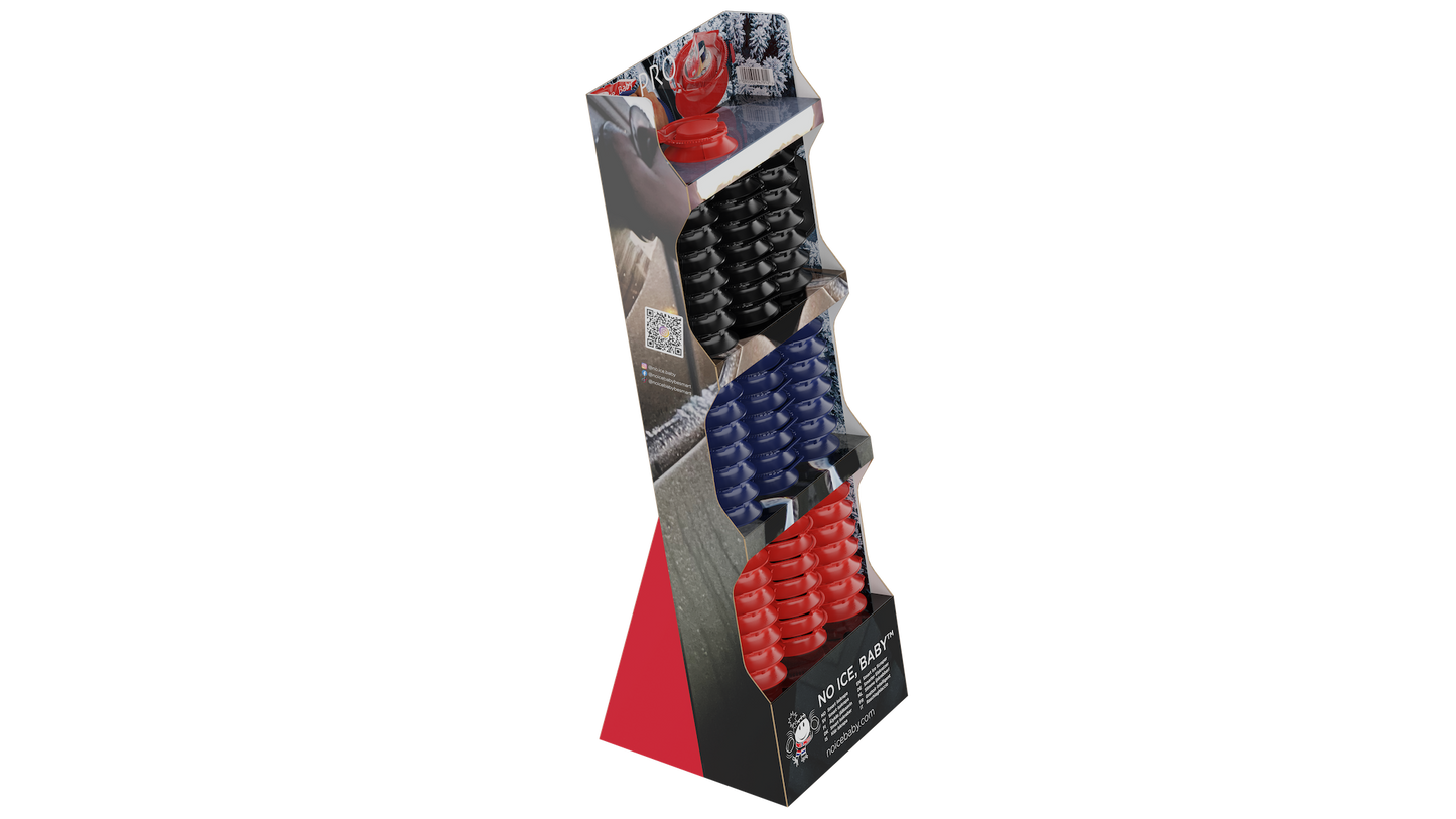 No Ice, Baby™ PRO Shop Display - 24pc RED, 24pc BLUE, 24pc BLACK